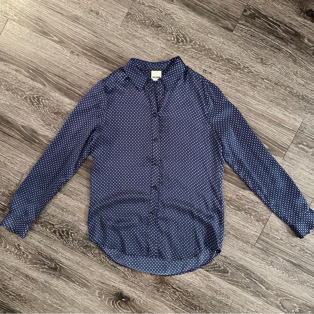 Baldwin Silk Button Down
